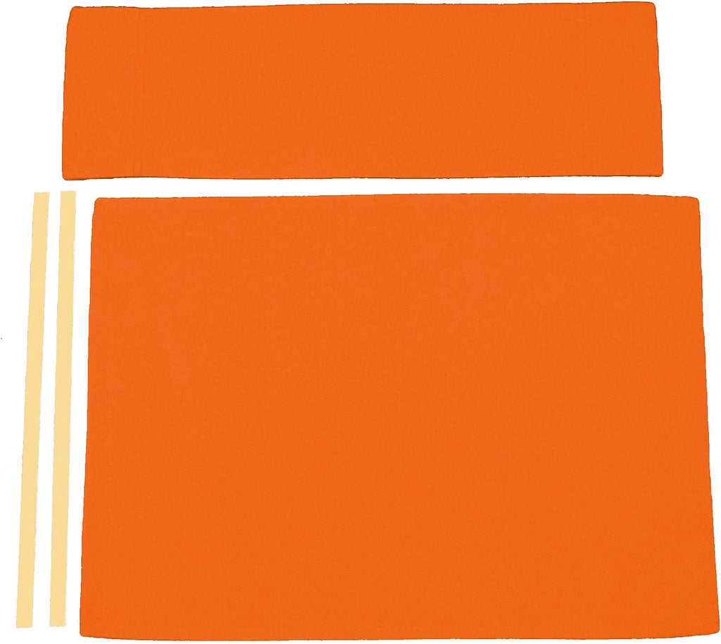 Sunbrella Directors Chair Replacement Cover (Flat Stick) (Orange)