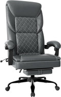 Gaming Chair, Office Chair with Inflatable Lumbar Support, Ergonomic Comfortable Wide Computer Chair with Footrest and Linked Soft Armrests, High Back 3D Enveloping Seat Cushion