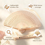 Personalised Wedding Hand Fans – Custom Engraved hand fans, perfect for weddings and graduation ceremonies (1)