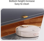 4 Tier Kitchen Pantry Storage Cabinet Microwave Stand with Flip-up Doors Freestanding Storage Cabinet for Dining Room Living Room(Gray,80cm)