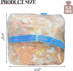 20 lbs Bean Bag Chair Refill - Premium Shredded Memory Foam & Polyfill Filler for Bean Bags, Sofa, Pillows, Stuffed Animals, Couch Cushions, Dog Beds & Ottomans - Ultra Soft Beanbag Stuffing