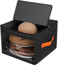 kushon Upgraded Hat Storage Box for Women & Men,Closet Hat Boxes Organizer Bag with Dustproof Lids,Cowboy Hat Box,Hat Carrier Case For Travel