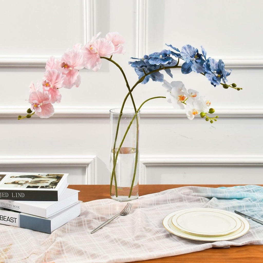ALAZA Floral Llama Flower Vase for Wedding Dinner Table Party Living Room Office Bedroom Decor,Unbreakable Vase, 3.9 x 12 inch Cylinder Decor