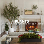 CG Hunter Faux Succulent Arrangement, Premium Artificial Indoor Plant Enhances Interior Design, Display on Any Surface in Your Home Adding an Inviting Touch of Nature, Grey Planter Pot Included