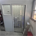 Retractable Folding Door for Bathroom Shower Balcony Storage, Acrylic Accordion Sliding Partition, 60 80 90 100 120 150 Cm Wide (68x203cm)