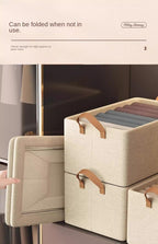 Storage Box, Home Organizing Box, Wardrobe Storage, Layered Artifact, Foldable Storage Basket