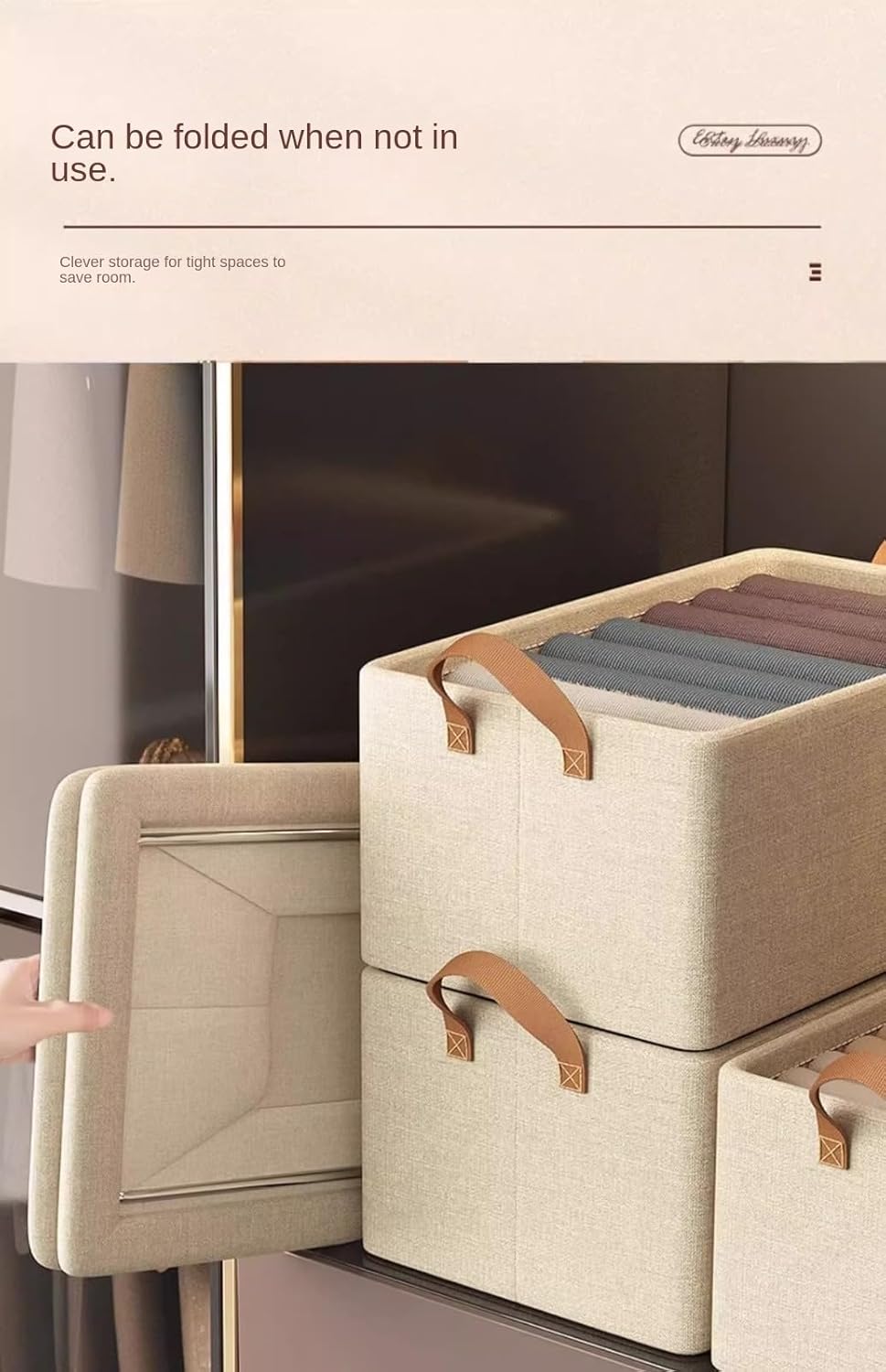 Storage Box, Home Organizing Box, Wardrobe Storage, Layered Artifact, Foldable Storage Basket