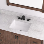 Signature Hardware 447966 Destin 20" Vitreous China Undermount Bathroom Sink - Glazed Underside