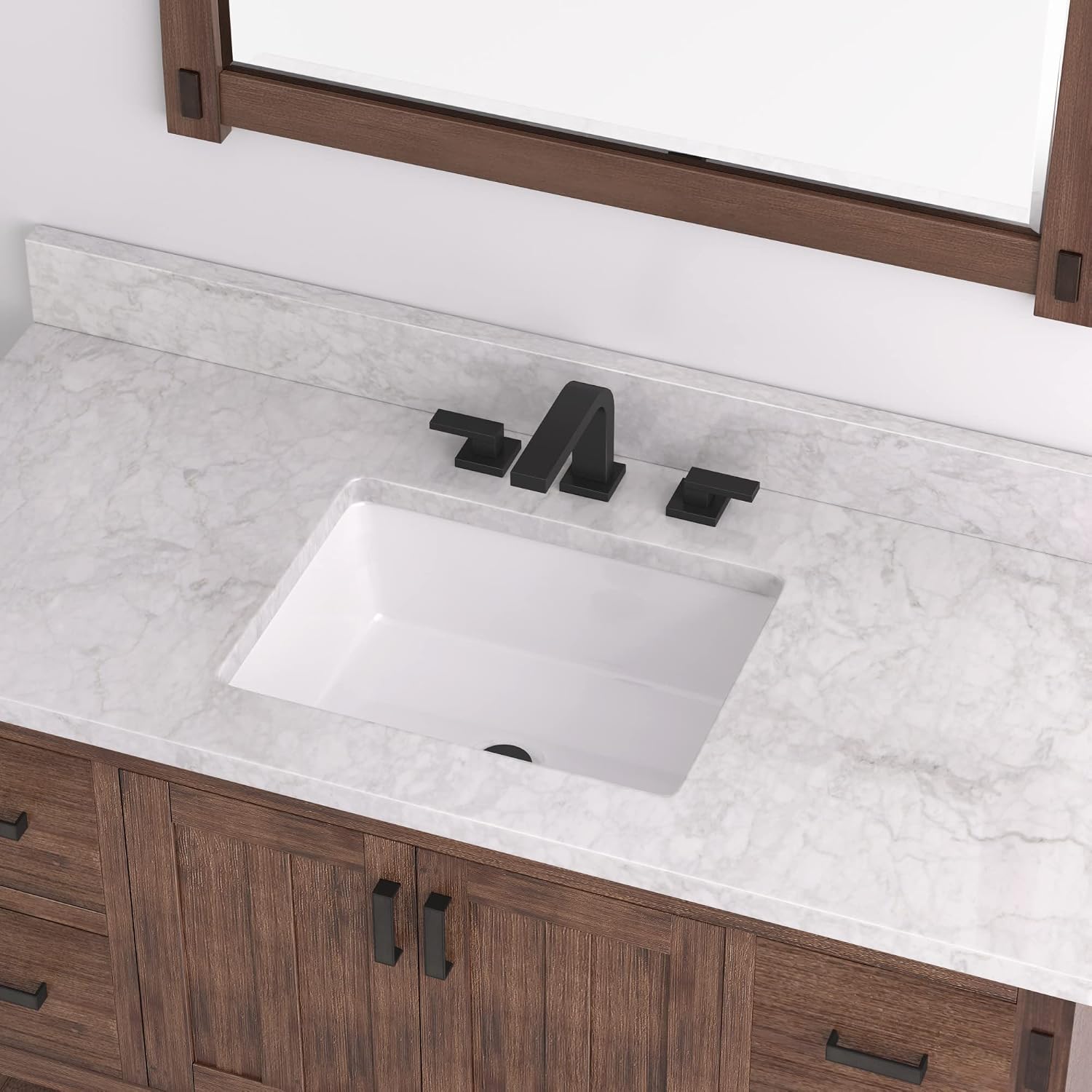 Signature Hardware 447966 Destin 20" Vitreous China Undermount Bathroom Sink - Glazed Underside