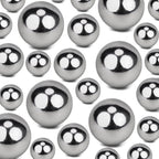 150Pieces Floating NO Hole Pearls for Centerpiece Glass Vases,Floating Silver Pearls Beads for Tall Vase Filler Floatings Candles for Wedding Table Decor
