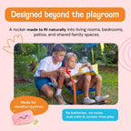 Kids Rocking Chair – Sensory Rocker for Kids Ages 3-8 – Calming Chair for Autism & Sensory Play – Indoor Rocker for Focus, Relaxation & Quiet Time