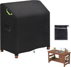 Klmnop Outdoor Garden Potting Bench Table Cover, Waterproof & Windproof Cover for Garden Potting Table, Cabinet & Planting Workstation, UV Resistant(47"W x 20"D x 47"H)