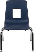 EMMA + OLIVER Navy Student Stack School Chair - 12-inch