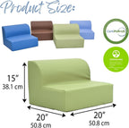 Children's Factory Library Loungers, Flexible Seating Classroom Furniture, Comfy Kids Chairs, Woodland, Set of 4