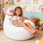ZJchao Kids Inflatable Chair Cute Shape Inflatable Sofa with Premium Puncture Proof PVC for Indoor Outdoor Camping Beach Travel