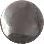 Kate and Laurel Hersi Decorative Modern Pedestal Drink Table, 7 x 7 x 20, Silver, Cast Aluminum Mini Table with Teardrop Base for Use as Small Plant Stand or Living Room Martini Table