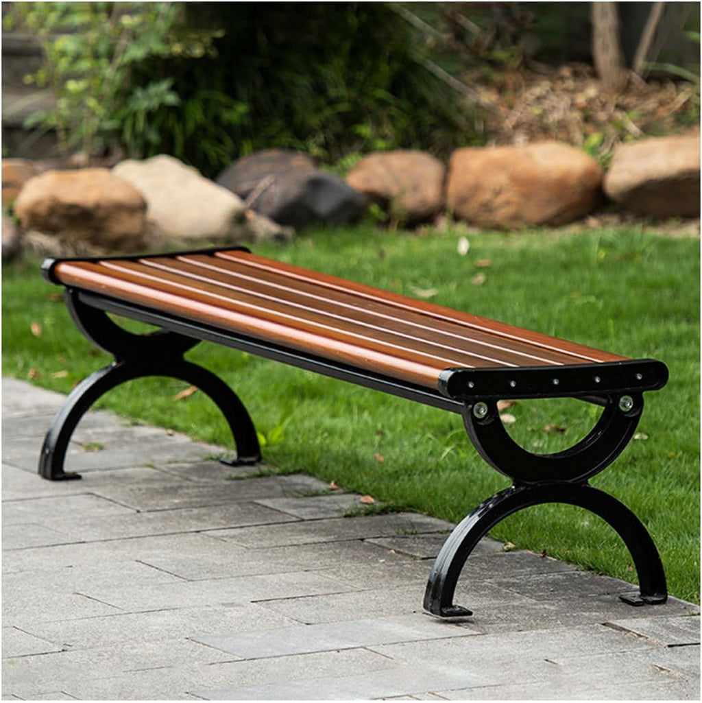 Park Benches for Outside, Outside Benches Weather Proof, Weather Resistant and Weatherproof, Suitable for Courtyards, Porches, Poolside Areas, and Parks.(A Upgraded,150cm)
