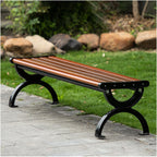 Park Benches for Outside, Outside Benches Weather Proof, Weather Resistant and Weatherproof, Suitable for Courtyards, Porches, Poolside Areas, and Parks.(A Upgraded,150cm)