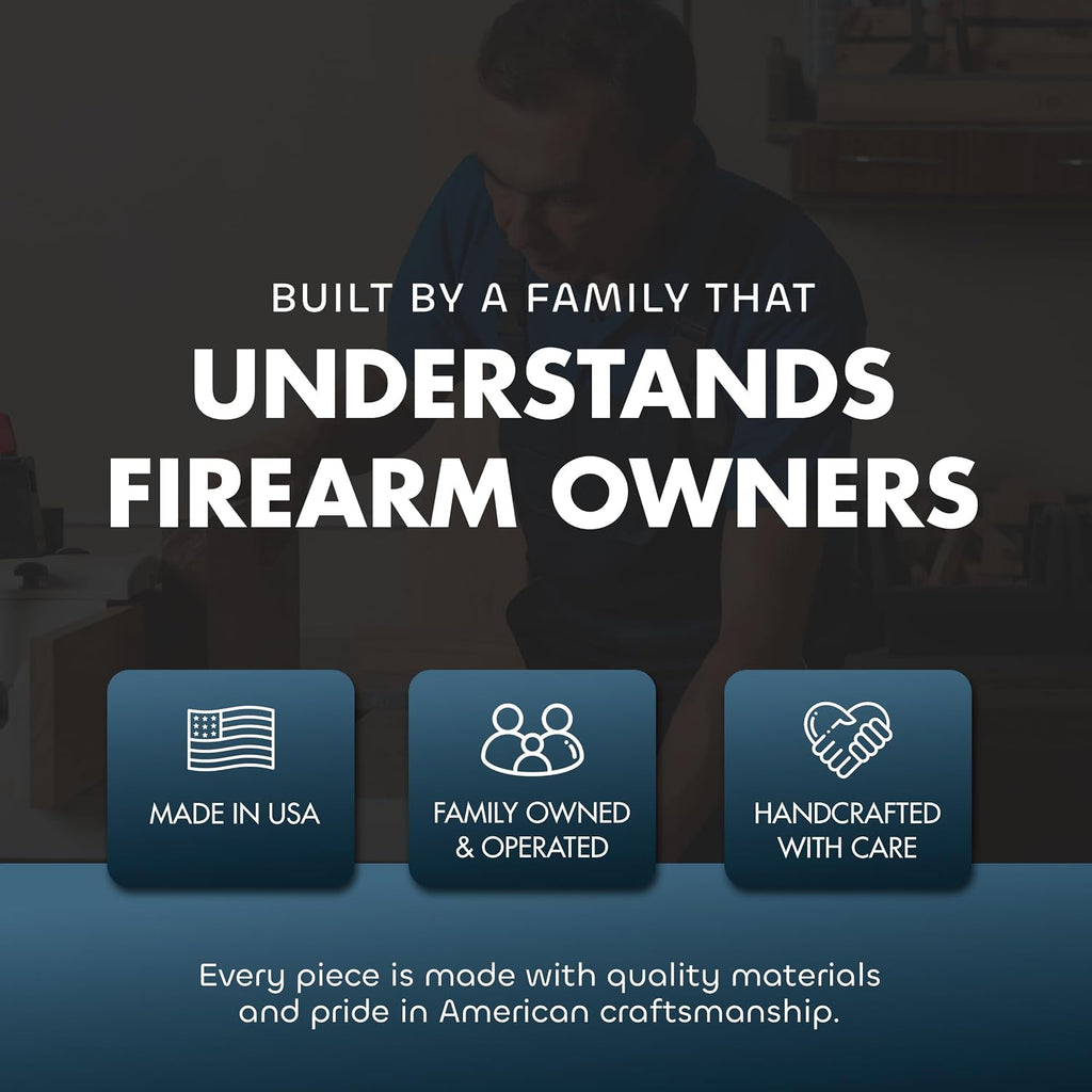 Bellewood Designs Family Tree Hidden Gun Safe Concealment Furniture | Concealed Shelf, Home Self Defense, Secret Compartment, Handmade in the USA