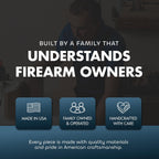Bellewood Designs Family Tree Hidden Gun Safe Concealment Furniture | Concealed Shelf, Home Self Defense, Secret Compartment, Handmade in the USA