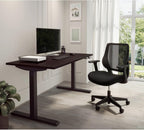 Realspace® Sensi Mesh/Fabric Low-Back Task Office Chair, Black, BIFMA Compliant