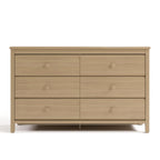 Storkcraft Alpine 6-Drawer Dresser, Driftwood | GREENGUARD Gold Certified, Brown Dresser for Bedroom, Kids & Nursery Storage, Safety Interlocking Drawers, Kids Bedroom