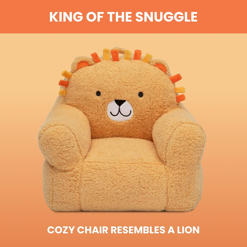 Delta Children Lion Cozee Buddy Chair, Orange