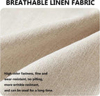 Bench Cushion 5cm Thick,Bench Seat Pad 80/100/120/140/160/180cm Linen Bench Seat Cushion 1/2/3 Seater for Indoor Outdoor Patio Garden Sofa Furniture(Blue,200x30x5cm)