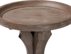 Baxton Studio Westlyn French Country Antique Brown Wood End Table