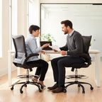 Drafting Chair,Tall Office Chair for Standing Desk,Office Drafting Chair with Footrest Ring,High Office Chair with Tilt Back,Extra Tall Office Chairs with Flip Up Armrest