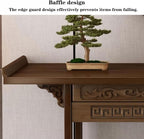 Solid Wood Meditation Table with Storage, Standing Prayer Table, Personal Buddhist Altar and Offering Cabinet