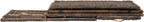 happimess HPM9000B Caden 46" Wicker Storage Trunk, Collapsible for flat storage, Rattan-Sarang Buaya, Coastal for Office, Dorm Room-LivingRoom, Bedroom, Dining Room, Brown