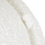 HomePop 18" Storage Round Ottoman - Cream Boucle
