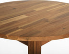 ARROWSTONE Nakina Solid Acacia Wood Round Dining Table, Ideal for Dining Room, Kitchen, Living Room