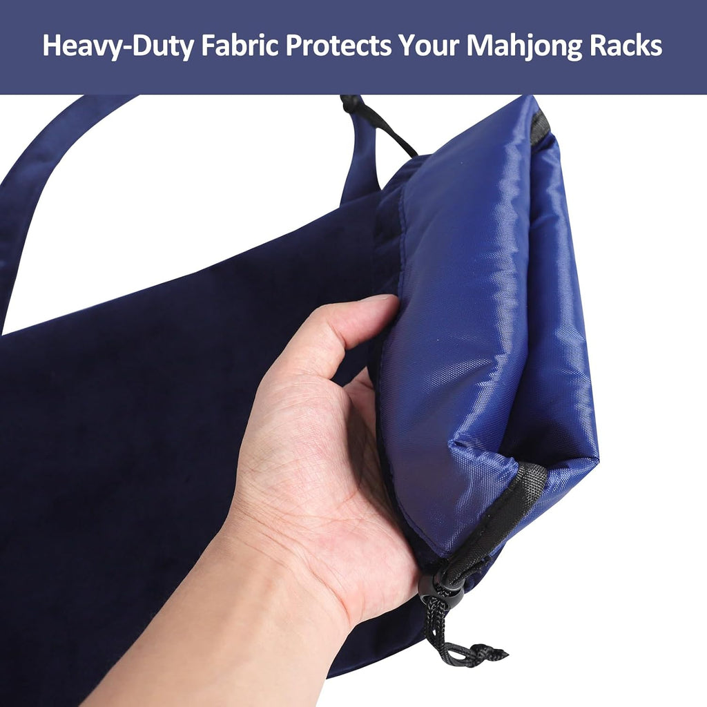 TIASUSAN Mahjong Rack Bag(Empty Bag), Mahjong Accessory for Storage Mahjong Racks and Pushers, Fits All Types of Racks