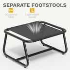 DWVO Chaise Lounge Chair Outdoor with Removable Cushions, Outdoor Patio Lounge Chair with Footrest, Breathable Outdoor Chaise for Pool Garden Backyard Deck, Gray