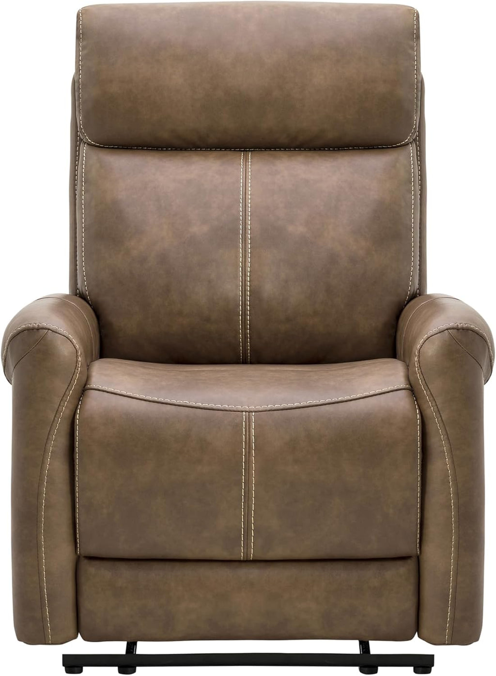 KISLOT Leather Recliner Chair for Adults Wall Hugger RV Recliner with USB Charging Ports Electric Power Reclining Sofa for Living Room Home Theater Seating Bedroom