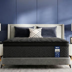 Hiboss Queen Size Mattress (Upgraded), 14 Inch Luxury Hybrid Queen Mattress in a Box, Cooling Gel Memory Foam & Pocket Springs, Medium Firm, Back Pain Relief, Extra Edge Support, 365-Night Trial