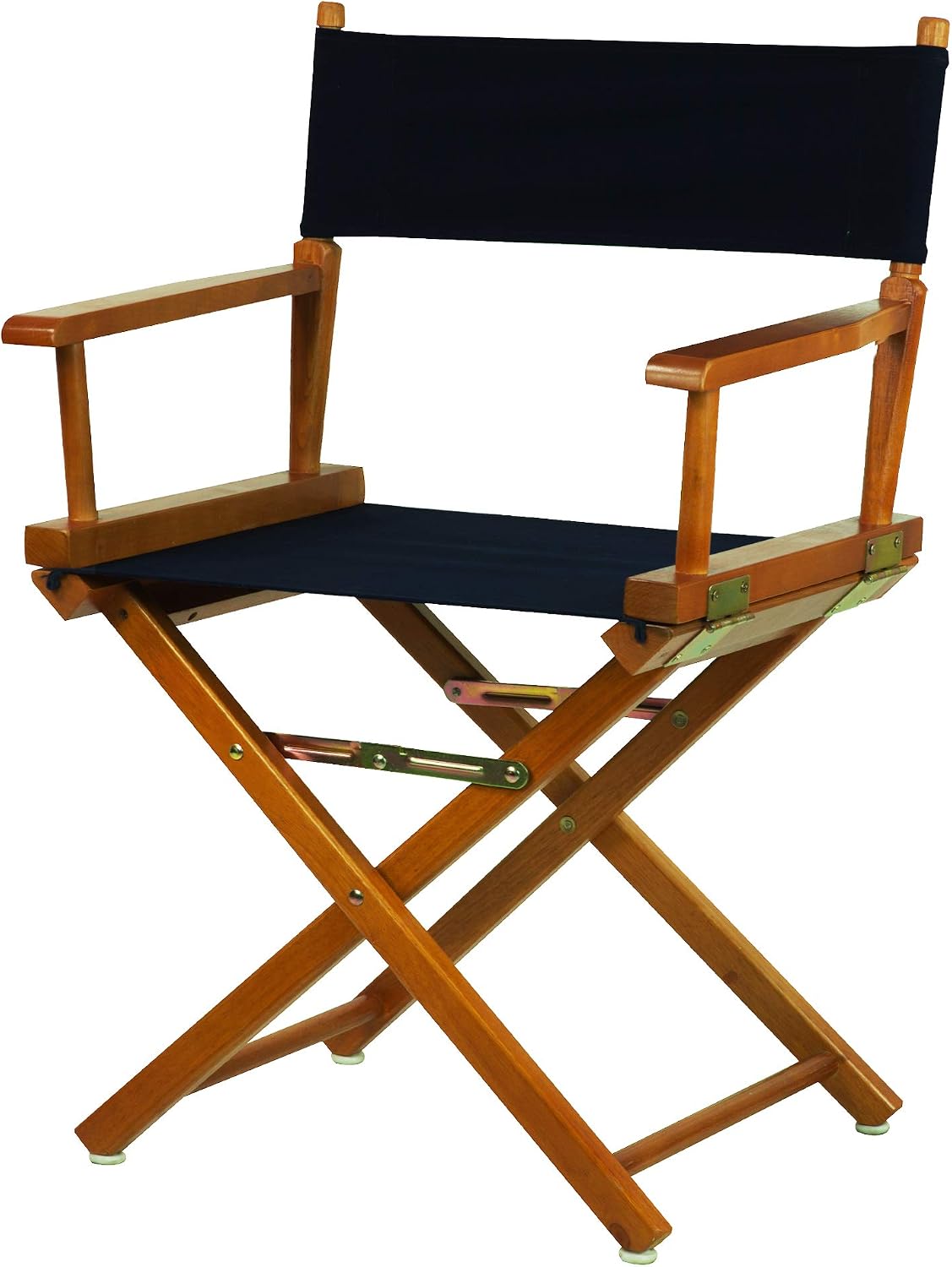 Casual Home 18" Director's Chair Honey Oak Frame with Navy Canvas