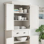 Homestyles Nantucket Pantry, 30", Off White