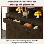 Chinese Style Wooden Prayer Altar Table with Storage Cabinet and Drawer, Buddha Shrine Display Stand, Buddhist Side Table for Living Room (Walnut-102cm)