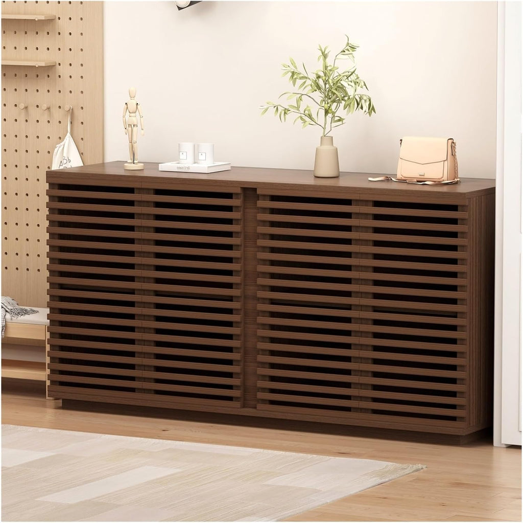 Living Room Furniture Entertainment Storage Dining Room Cabinet, Buffet Sideboard with Solid Wood Doors,for Kitchen