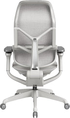 Sunaofe Morph Classic Ergonomic Office Chair - Adjustable Lumbar Support, 7D Armrests, 140° Recline, Breathable Mesh, 300lb Capacity, BIFMA Certified, 5-Year Warranty Grayish
