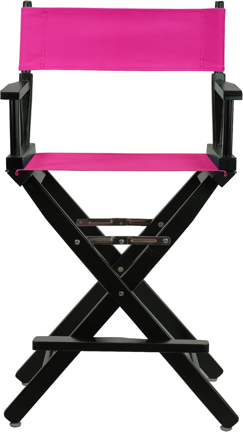 Casual Home 220-02/021-30 Director Chair 24" - Counter Height BlackFrame/Magenta Canvas