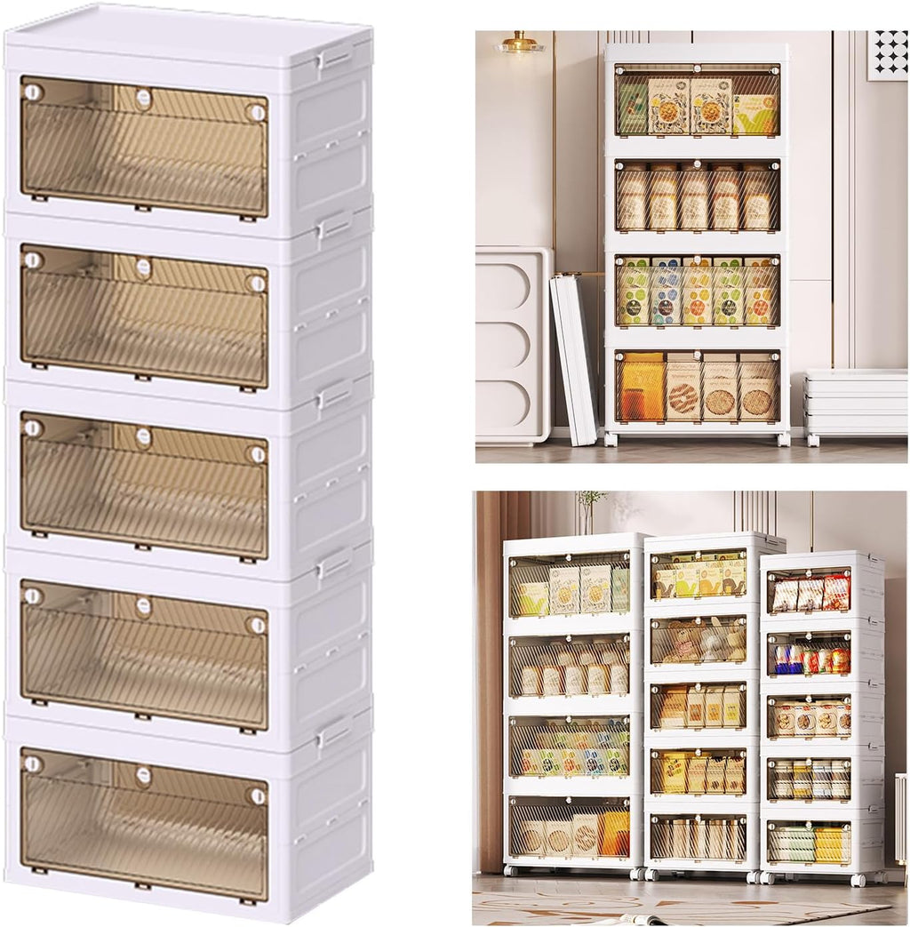 Closet Folding Wardrobe Armoire with Storage Cubes Efficient Clothes Organization Tool Bedroom Supplies Foldable Clothes Organizers