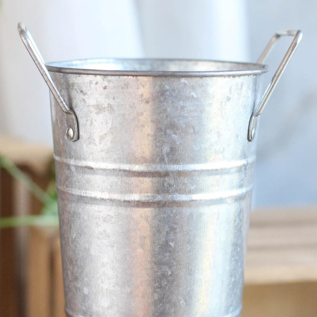 Multipurpose Sturdy Metal Vase Stand Holder Freestanding Decorative Rack for Canes Walking Stick and Magazines