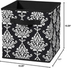 ClosetMaid 3255 Cubeicals Fabric Drawer, Black Damask