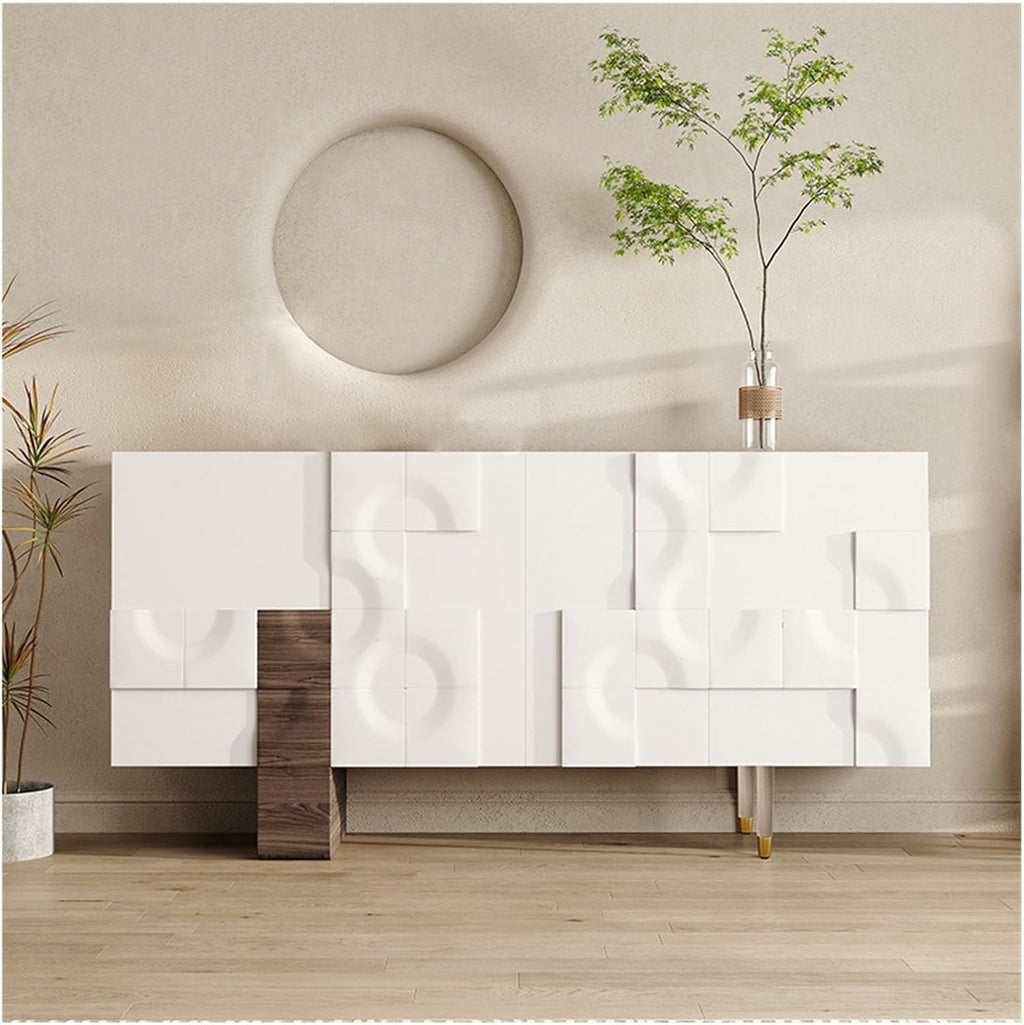 Entryway Cabinet Modern Sideboard, Entryway Cabinet with Doors, Decorative Cabinet, Storage Cabinet for Living Room, Entryway, Dining Room and Kitchen Bar Cabinet Sideboard Storage Cabinet