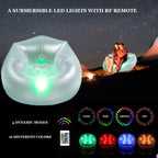 Inflatable LED Couch for Kids,Illuminated Blow Up Lounger Chair,Light Folding Air Chair for Girls and Boys,Inflatable Game Sofa for Rooms,Camping,Swimming Pool(Frosted White,Without Pump)