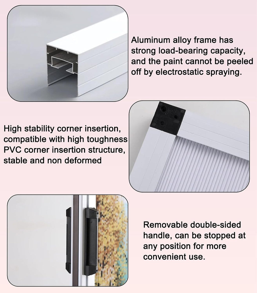 Honeycomb Folding Door No-Drilling Sliding Folding Door，Room Divider Blackout Thermal and Noise Reduce，for Bathroom(Gray,36X80IN)